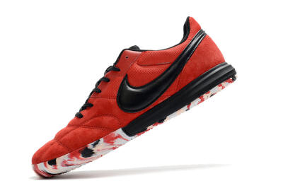 Men's Nike Premier 2 Sala IC Football Shoes - Red/Black/White