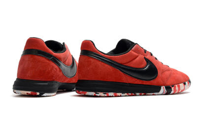 Men's Nike Premier 2 Sala IC Football Shoes - Red/Black/White