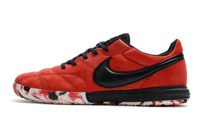 Men's Nike Premier 2 Sala IC Football Shoes - Red/Black/White