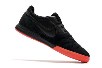 Men's Nike Premier 2 Sala IC Football Shoes - Black/Red