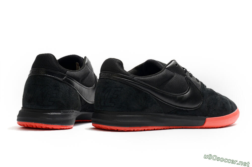Men's Nike Premier 2 Sala IC Football Shoes - Black/Red 6