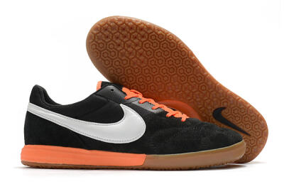 Men's Nike Premier 2 Sala IC Football Shoes - Black/White/Brown