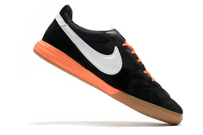 Men's Nike Premier 2 Sala IC Football Shoes - Black/White/Brown