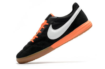 Men's Nike Premier 2 Sala IC Football Shoes - Black/White/Brown