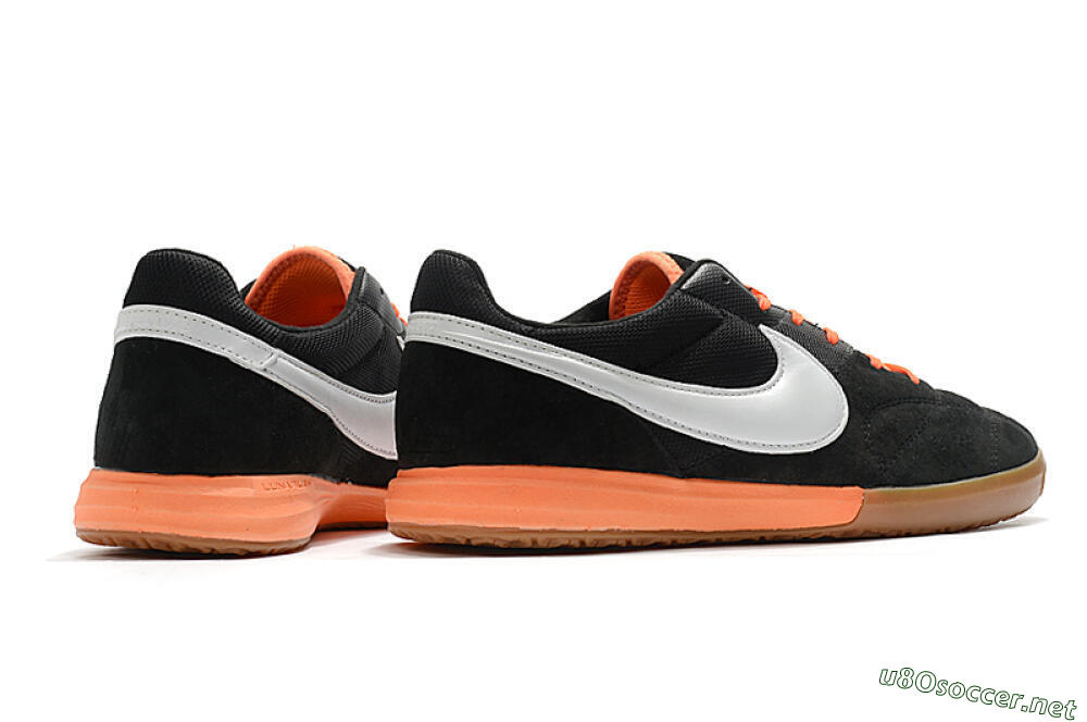Men's Nike Premier 2 Sala IC Football Shoes - Black/White/Brown 6