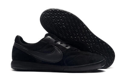 Men's Nike Premier 2 Sala IC Football Shoes - Black/Black