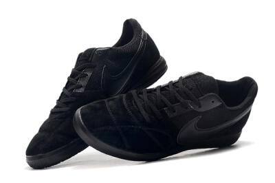 Men's Nike Premier 2 Sala IC Football Shoes - Black/Black