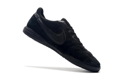 Men's Nike Premier 2 Sala IC Football Shoes - Black/Black