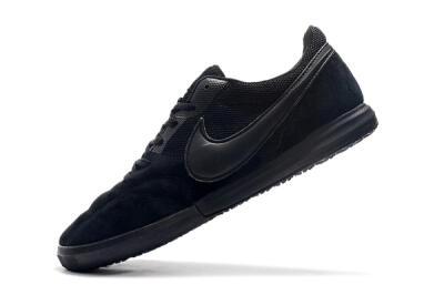 Men's Nike Premier 2 Sala IC Football Shoes - Black/Black