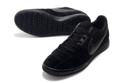 Men's Nike Premier 2 Sala IC Football Shoes - Black/Black