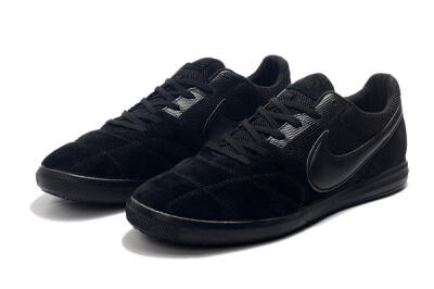 Men's Nike Premier 2 Sala IC Football Shoes - Black/Black