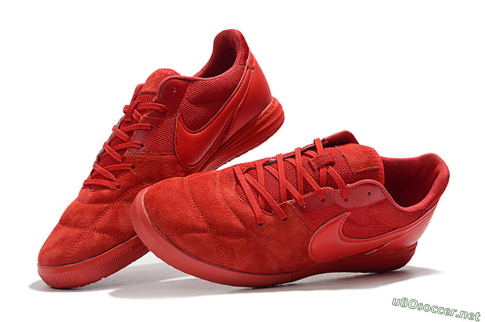 Men's Nike Premier 2 Sala IC Football Shoes - Red/Red 6