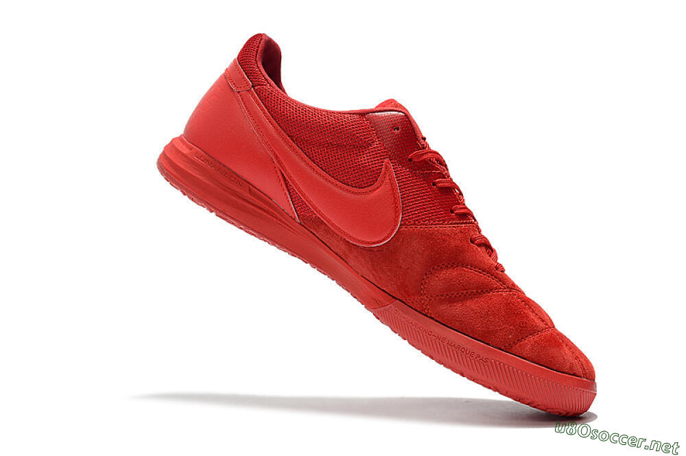 Men's Nike Premier 2 Sala IC Football Shoes - Red/Red 7
