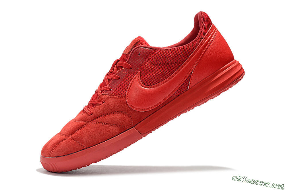Men's Nike Premier 2 Sala IC Football Shoes - Red/Red 8