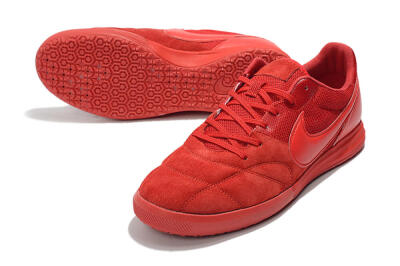 Men's Nike Premier 2 Sala IC Football Shoes - Red/Red