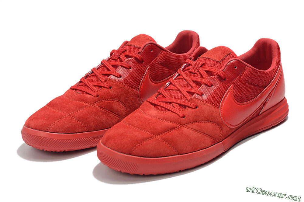 Men's Nike Premier 2 Sala IC Football Shoes - Red/Red 5