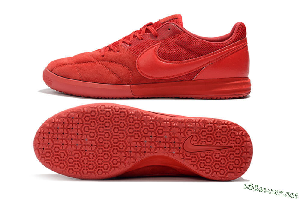 Men's Nike Premier 2 Sala IC Football Shoes - Red/Red 1