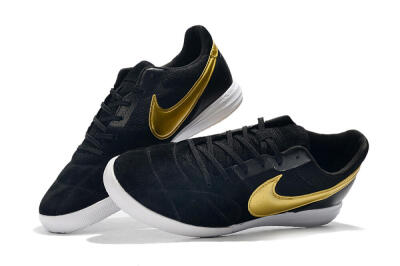 Men's Nike Premier 2 Sala IC Football Shoes - Black/Gold/White