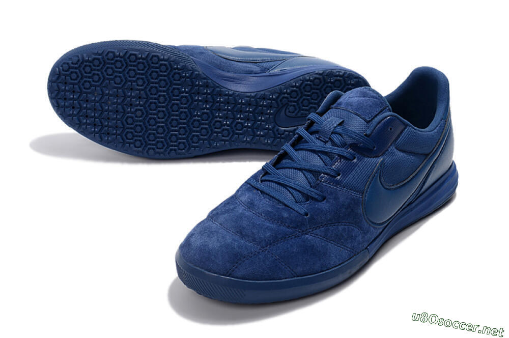Men's Nike Premier 2 Sala IC Football Shoes - Blue/Blue 3
