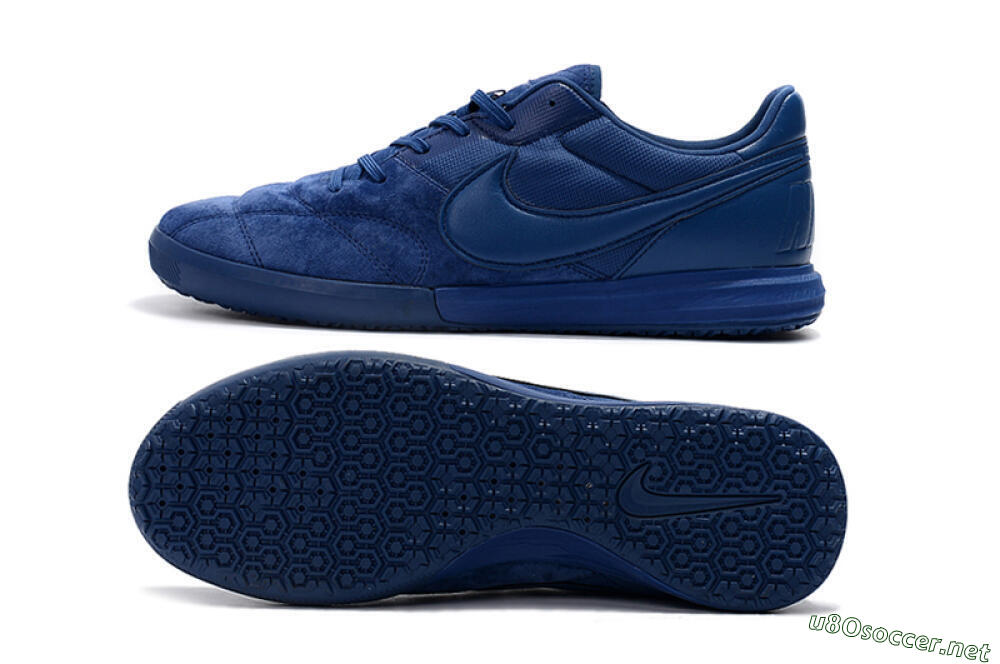 Men's Nike Premier 2 Sala IC Football Shoes - Blue/Blue 1