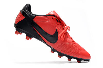 Men's Nike The Premier 3 FG Football Boots - Red/Black