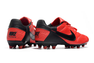Men's Nike The Premier 3 FG Football Boots - Red/Black