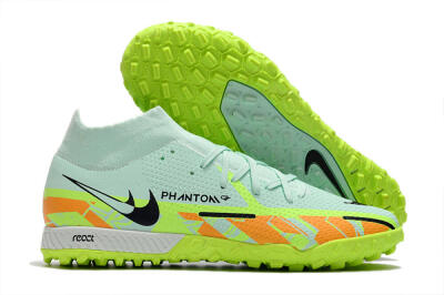 Men's Nike Phantom GT Pro TF Football Shoes - Jade/Yellow/Orange/Black