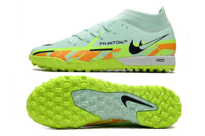 Men's Nike Phantom GT Pro TF Football Shoes - Jade/Yellow/Orange/Black