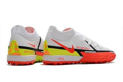 Men's Nike Phantom GT Pro TF Football Shoes - White/Black/Red/Yellow