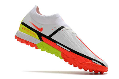 Men's Nike Phantom GT Pro TF Football Shoes - White/Black/Red/Yellow