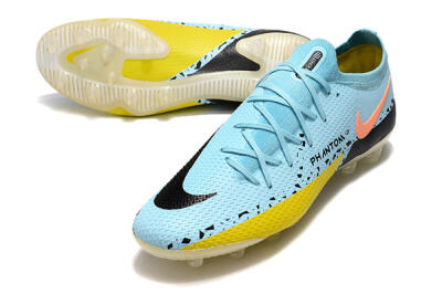 Men's Nike Phantom GT Elite AG Football Boots - Blue/Yellow/Pink