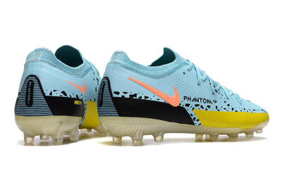Men's Nike Phantom GT Elite AG Football Boots - Blue/Yellow/Pink