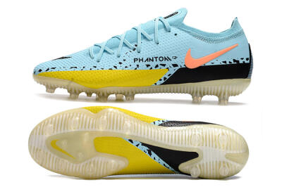 Men's Nike Phantom GT Elite AG Football Boots - Blue/Yellow/Pink