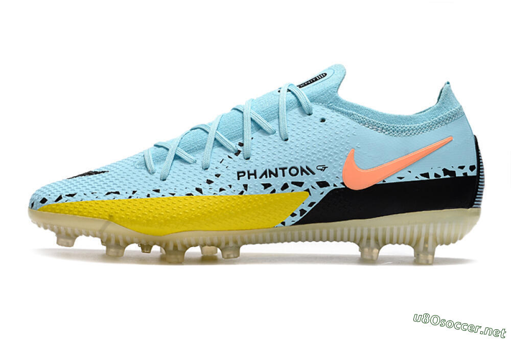 Men's Nike Phantom GT Elite AG Football Boots - Blue/Yellow/Pink 0