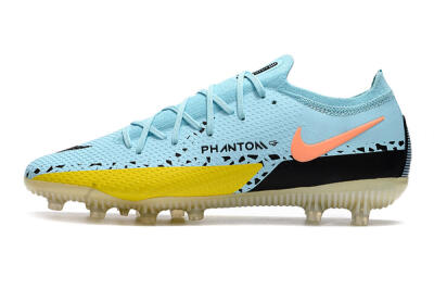 Men's Nike Phantom GT Elite AG Football Boots - Blue/Yellow/Pink