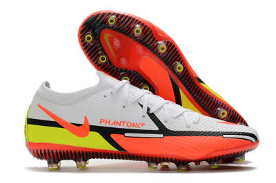 Men's Nike Phantom GT Elite AG Football Boots - White/Black/Red/Yellow