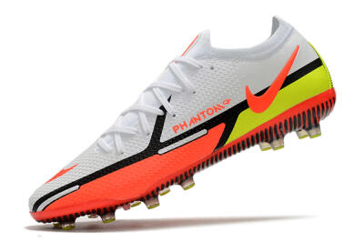 Men's Nike Phantom GT Elite AG Football Boots - White/Black/Red/Yellow