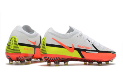 Men's Nike Phantom GT Elite AG Football Boots - White/Black/Red/Yellow