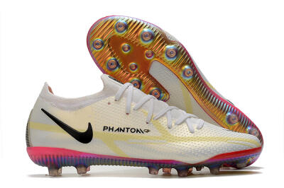 Men's Nike Phantom GT Elite AG Football Boots - White/Gold/Black