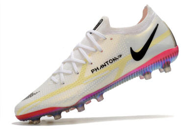 Men's Nike Phantom GT Elite AG Football Boots - White/Gold/Black