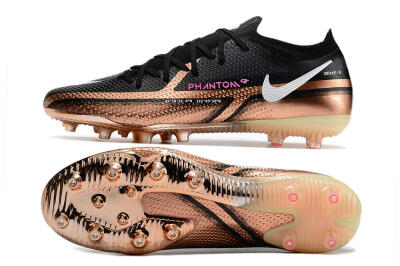 Men's Nike Phantom GT Elite AG Football Boots - Gold/Black/White