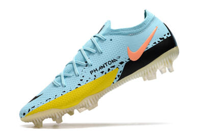 Men's Phantom GT 2 Elite FG Football Boots - Blue/Yellow/Pink