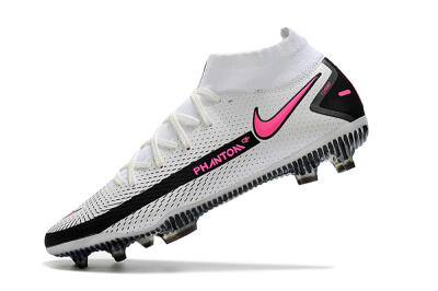 Men's Nike Phantom GT DF Elite FG Football Boots - White/Black/Pink