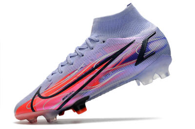 Men's Nike Mercurial Superfly 8 Elite FG Football Boots - Purple/Red/Black