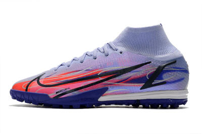 Men's Nike Mercurial Superfly 8 Elite TF Football Shoes - Blue/Red/Black