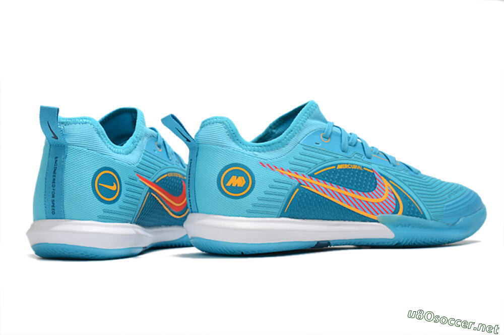 Men's Nike Mercurial Vapor 14 Pro IC Football Shoes - Blue/Red/Yellow 6