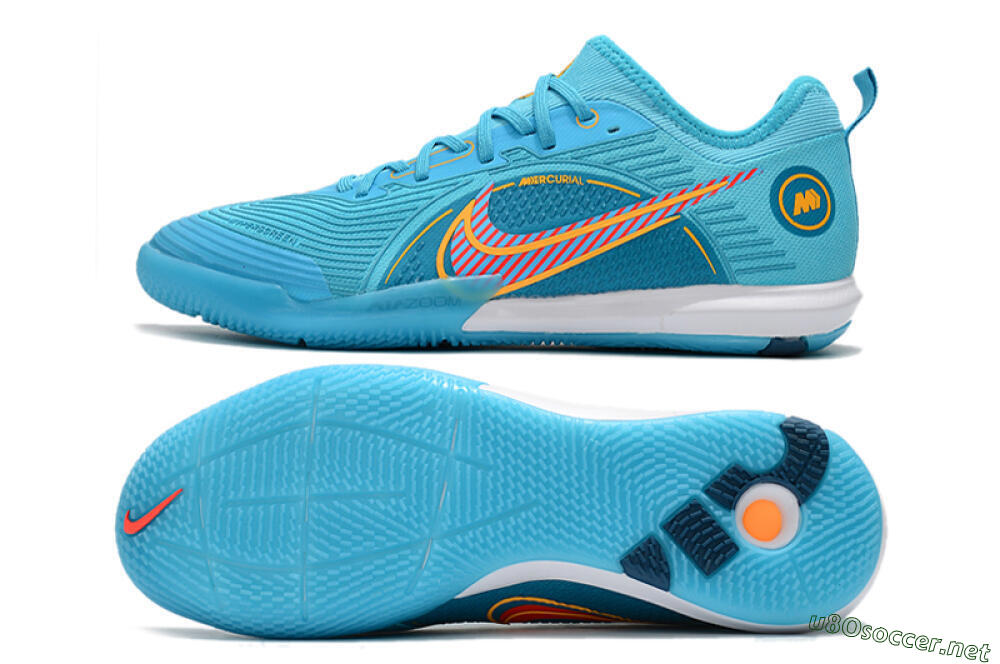 Men's Nike Mercurial Vapor 14 Pro IC Football Shoes - Blue/Red/Yellow 1