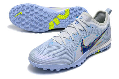 Men's Nike Mercurial Vapor 14 Pro TF Football Shoes - White/Blue/Yellow