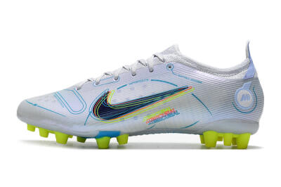 Men's Nike Mercurial Vapor 14 Elite AG Football Boots - White/Blue/Yellow