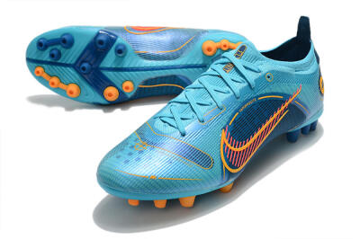 Men's Nike Mercurial Vapor 14 Elite AG Football Boots - Blue/Red/Yellow